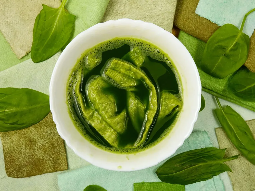 coloration naturelle verte